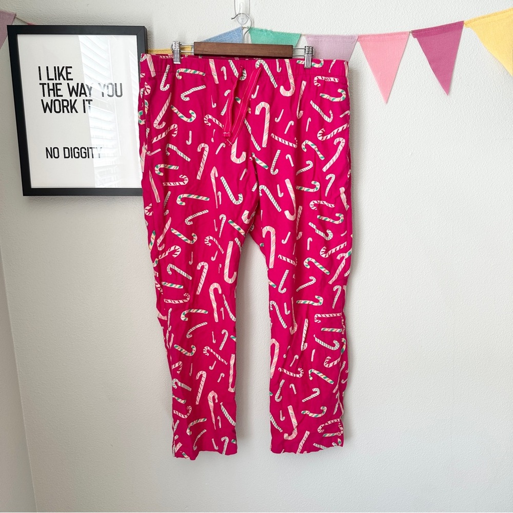 Old Navy Pink Candy Cane Pajama Pants | XL